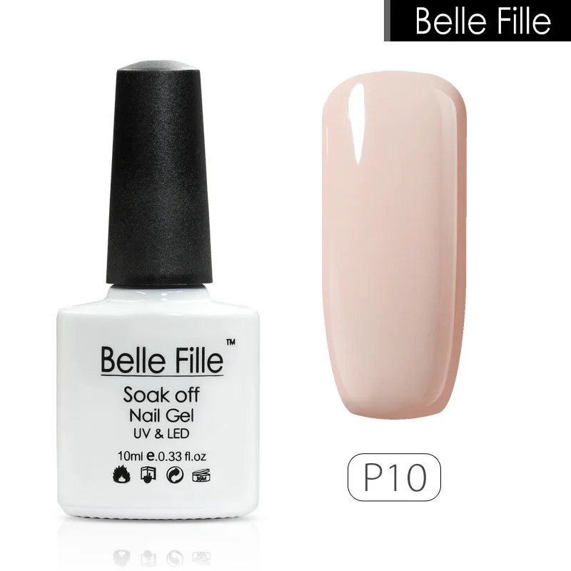 Belle Fille Розовый Красный Счастливый Цвет УФ гель для ногтей Замачивание от
