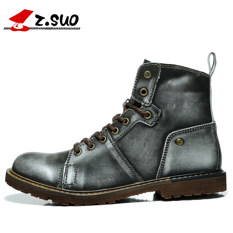 Винтажные ботинки Martin для инструментов рабочие мотоциклетные кожаные гоночные