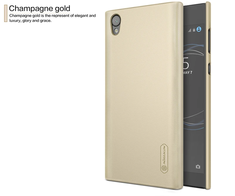 Для Sony Xperia L1 чехол Nillkin матовый твердый переплет защитный Anti-Fingerprint Бесплатная