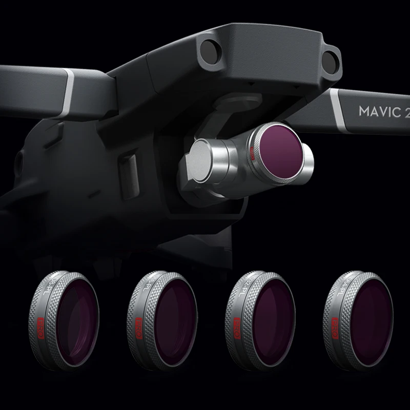 Набор фильтров PGYTECH для DJI MAVIC 2 фильтр объектива с зумом ND8 ND16 ND32 ND64 PL Комплект