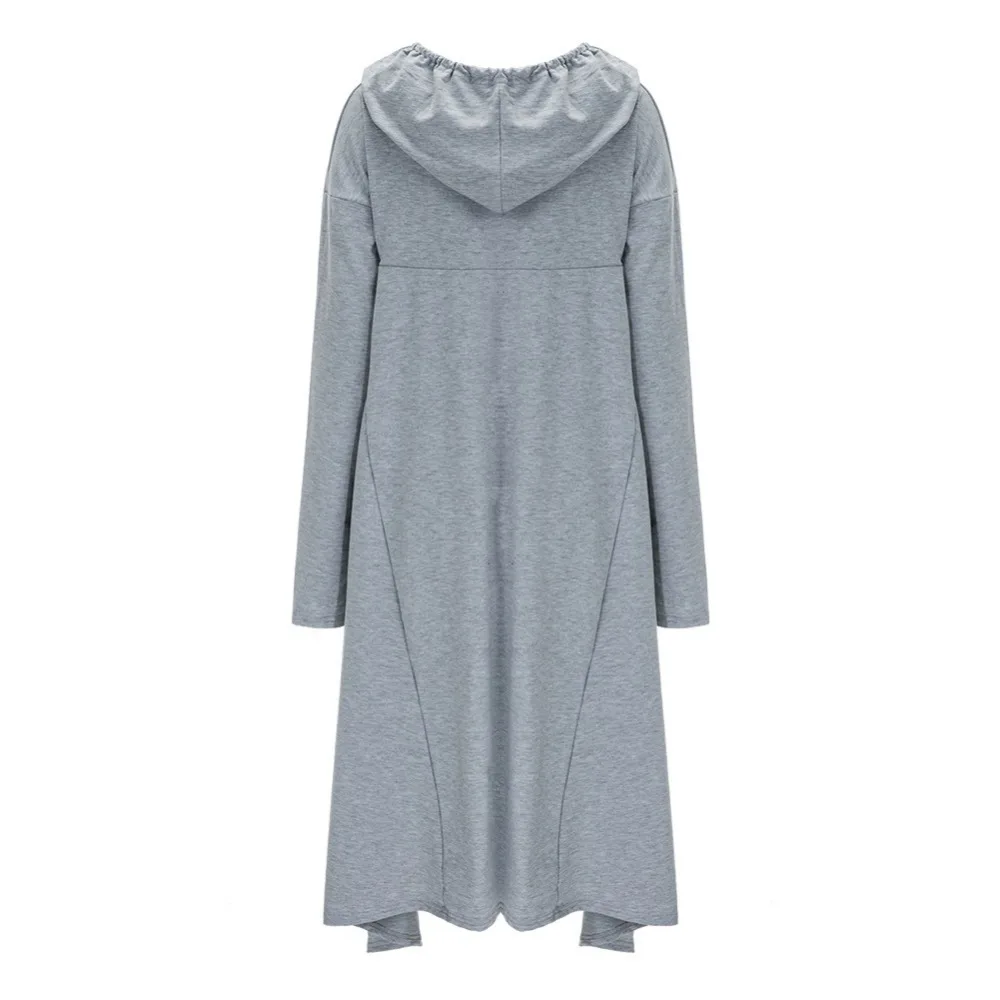 Женский Повседневный Топ на осень и зиму пальто-кенгуру в стиле унисекс