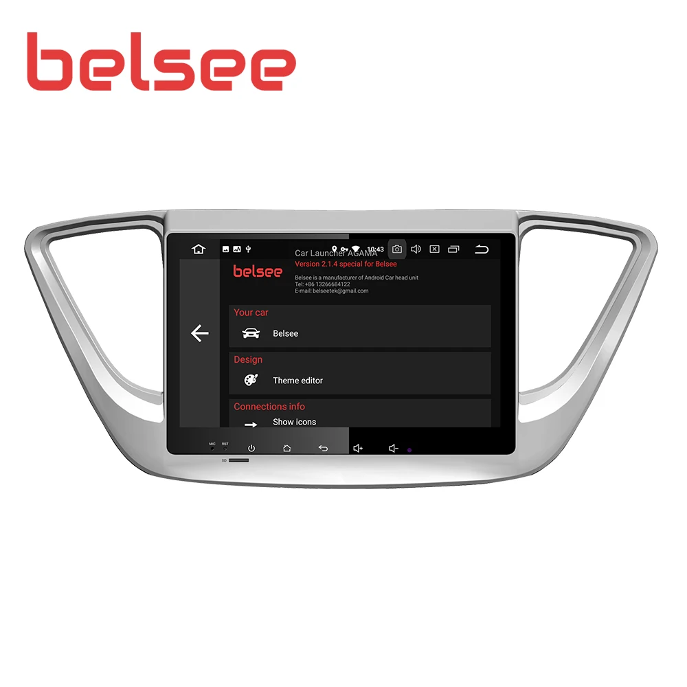 Belsee Android 9 0 для Hyundai Solaris Verna Accent 2017 2018 автомобильный gps навигация радио стерео аудио