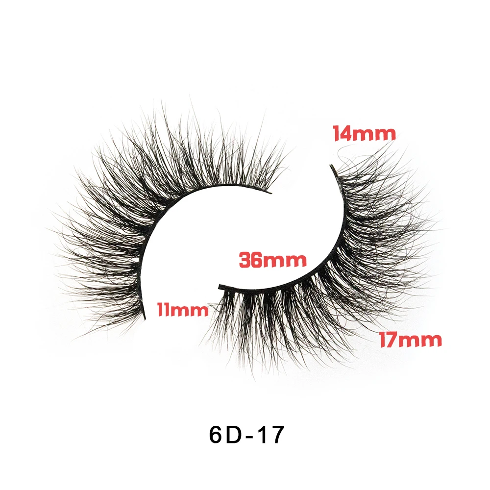 Накладные ресницы Crown Lashes натуральные накладные длинные норковые 3d для макияжа