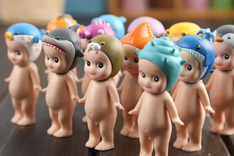 12 шт./компл. куколки-Ангелы Сонни Sonny Angel Kewpie серии морских животных 7 см