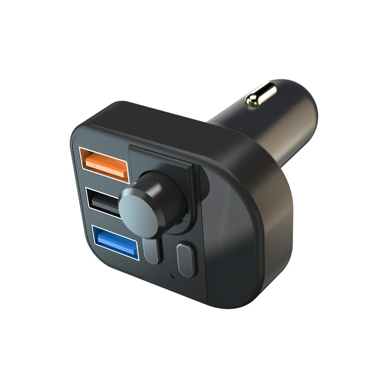 2.1A беспроводной Usb Автомобильное зарядное устройство 3-портовый Bluetooth Fm