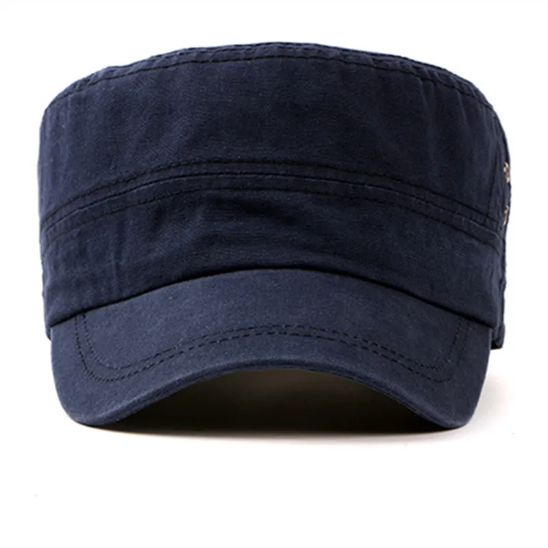 Шапка XdanqinX Мужская осенне зимняя 100% хлопок в стиле милитари|military hat|cotton flat capmilitary