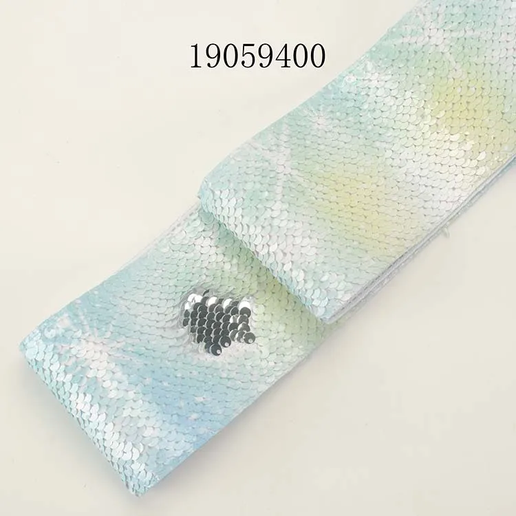 Новинка 5 ys " 75 мм bling-bling двусторонние пайетки лента постепенная замена ленты - Color: 19059400