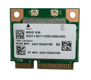 Azurewave Realtek RTL8821AE 802.11AC 433 Мбитс Wi-Fi Bluetooth 4,0 комбинированный Wlan-адаптер half Mini PCI-e bluetooth беспроводная Wi-Fi-карта