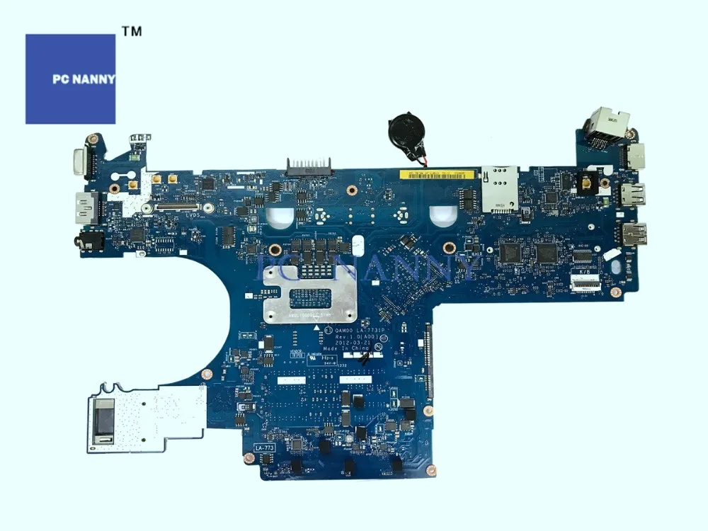 Материнская плата PCNANNY FTRC0 0FTRC0 QAM00 LA-7731P для DELL Latitude E6230 i3-2350M DDR3 ноутбука |