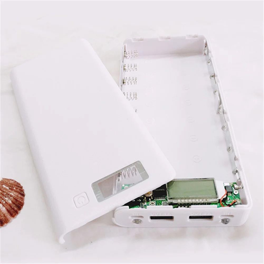 17*8*2,2 см, высокое качество, 5 В, двойной USB 18650, внешний аккумулятор, зарядное устройство для мобильного телефона, сделай сам, чехол для зарядки телефона