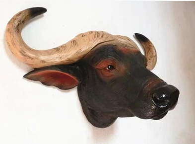 

Home decoration/resin animal head hanging hangs Taiwan wall act the role ofing/cow wall hanging wall coverings