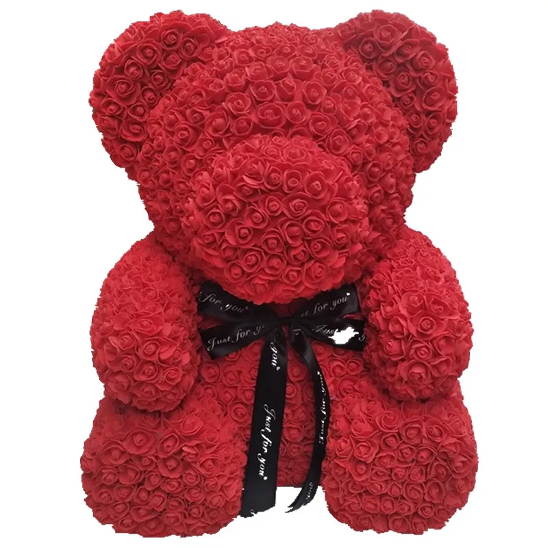 Специальный подарок DIY ручной работы Роза медведь гигантское мыло цветок