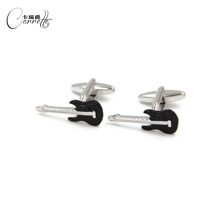 Новая эпоксидная забавная гитара моделирование изысканные Запонки Для Манжет