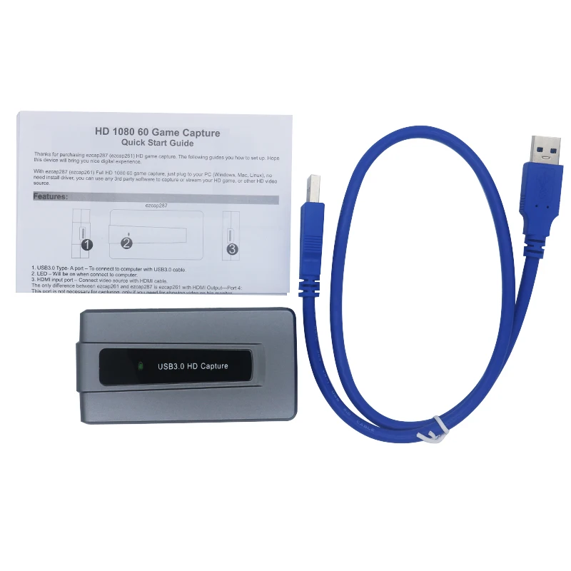 Larryjoe USB 3 0 HD Запись видео захвата 1080P 60fp SLive потоковая трансляция для OBS Studio Windows Mac