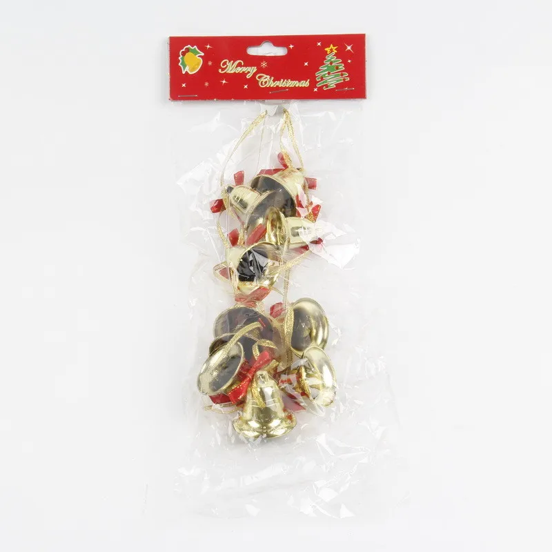 Гирлянда с золотым колокольчиком * 10 рождественских украшений елочные украшения