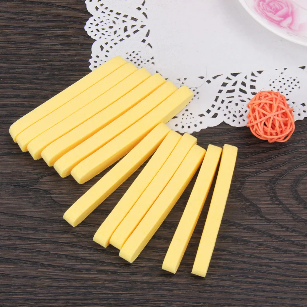 12 шт. мягкая губка для лица|cosmetic puff|makeup spongeesponja maquiagem |