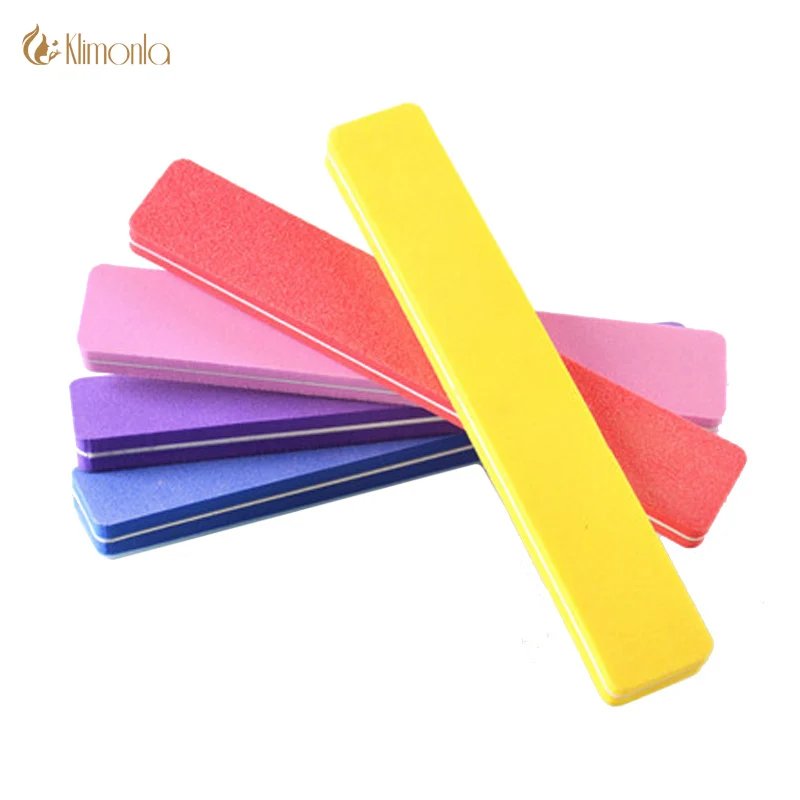10 шт./лот шлифовальная губка для ногтей буферный блок УФ-геля пилки 100 180