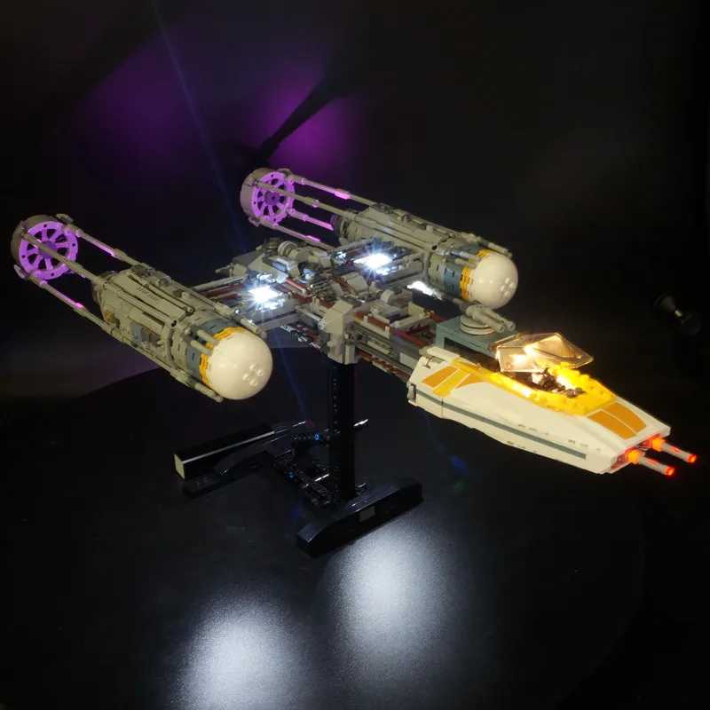 Светодиодный светильник Kyglaring для 75181 y-крыла Starfighter, набор модельных строительных блоков(в комплект входит только светильник