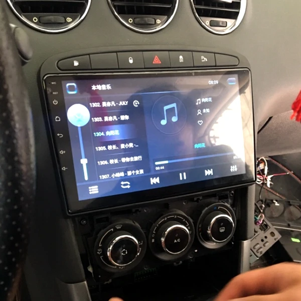 " 2.5D ips Android 9,1 автомобильный DVD мультимедийный плеер gps для peugeot 308 408 308SW 2007-09-2010-14 радио DSP 32EQ стерео навигация