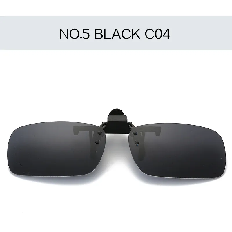 NO5 MBlack Imwte, солнцезащитные очки, мужские, классические, поляризационные, на застежке, солнцезащитные очки, мужские, s, флип, близорукость, очки, ночное видение, очки для вождения - Цвет линз: NO5 MBlack