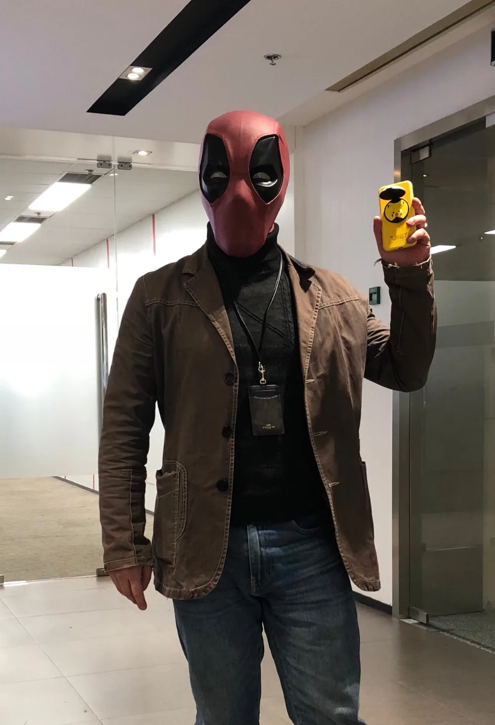 1:1 из фильма Дэдпул шлем для косплея опора корпус лица ABS пластик полная маска