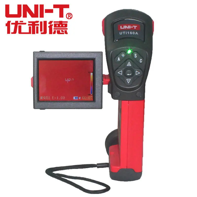 UNI-T UTi160A Инфракрасный Тепловизор метр тепловизор камера, 160*120 пикселей, 2,8 дюймов TFT lcd, 16G хранение изображений, IP54
