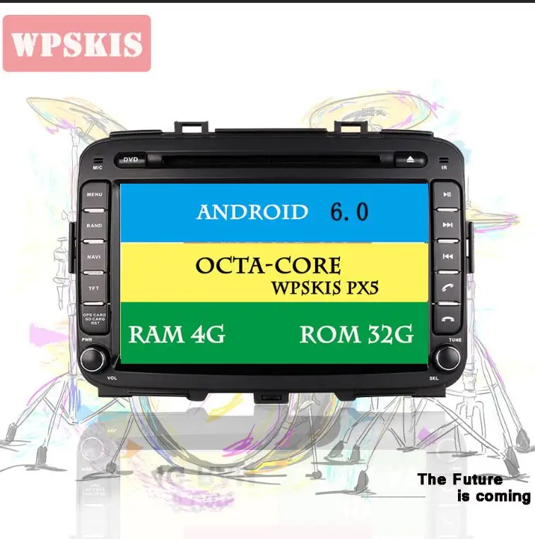 6.0 octa core 1024*600 Восьмиядерный Android 9,0 64G Fit KIA CARENS 2013 автомобильный dvd-плеер навигация gps 4G радио головное устройство - Цвет: 6.0 octa core