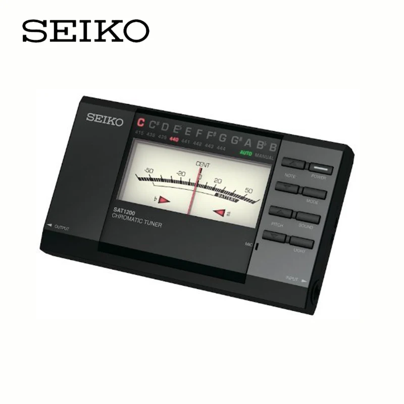 SEIKO Япония Профессиональный SMP100 хроматический тюнер и метроном аналоговый измеритель и громкий звук