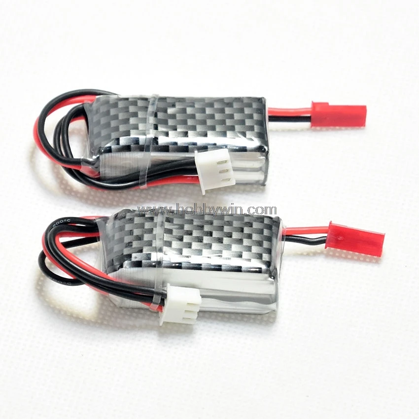 7 4 В/2S 350 мАч 20C литий полимерный аккумулятор JST plug 2 шт. для фотовертолета Micro Drone