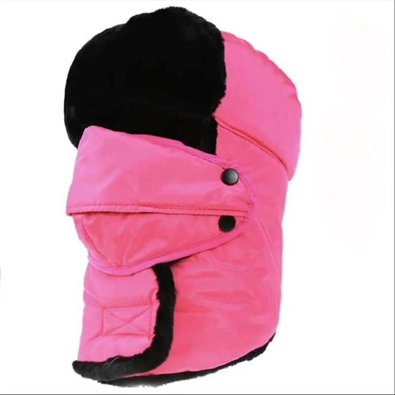 2018 Новый Для мужчин куртка бомбер Шапки Trooper шапке ушанке зимняя ветрозащитная