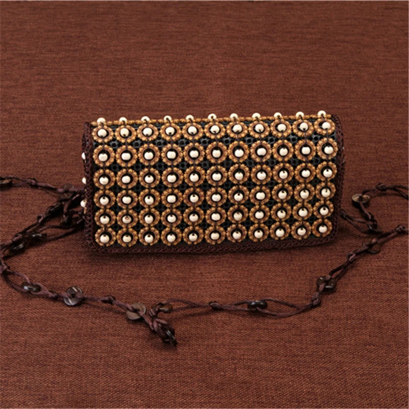 21 Клубная брендовая Мини Повседневная винтажная женская сумка с бусинами и