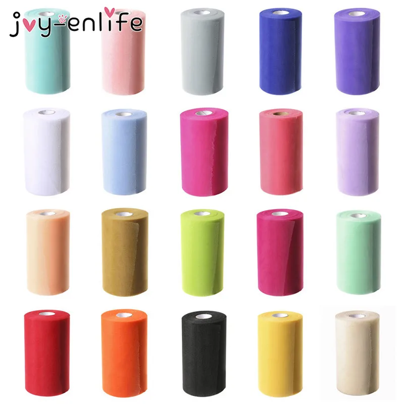 Joy-enlife тюль свадебные декорации, свадебное украшение тюль рулон наружной церемонии фотографии День Рождения украшения поставки