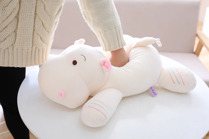 1 шт. 28/40/50 см Kawaii Бегемот плюшевые куклы мягкие вниз хлопок подушка в виде животного, милый, игрушка, подарок на день рождения, рождественский подарок для детей