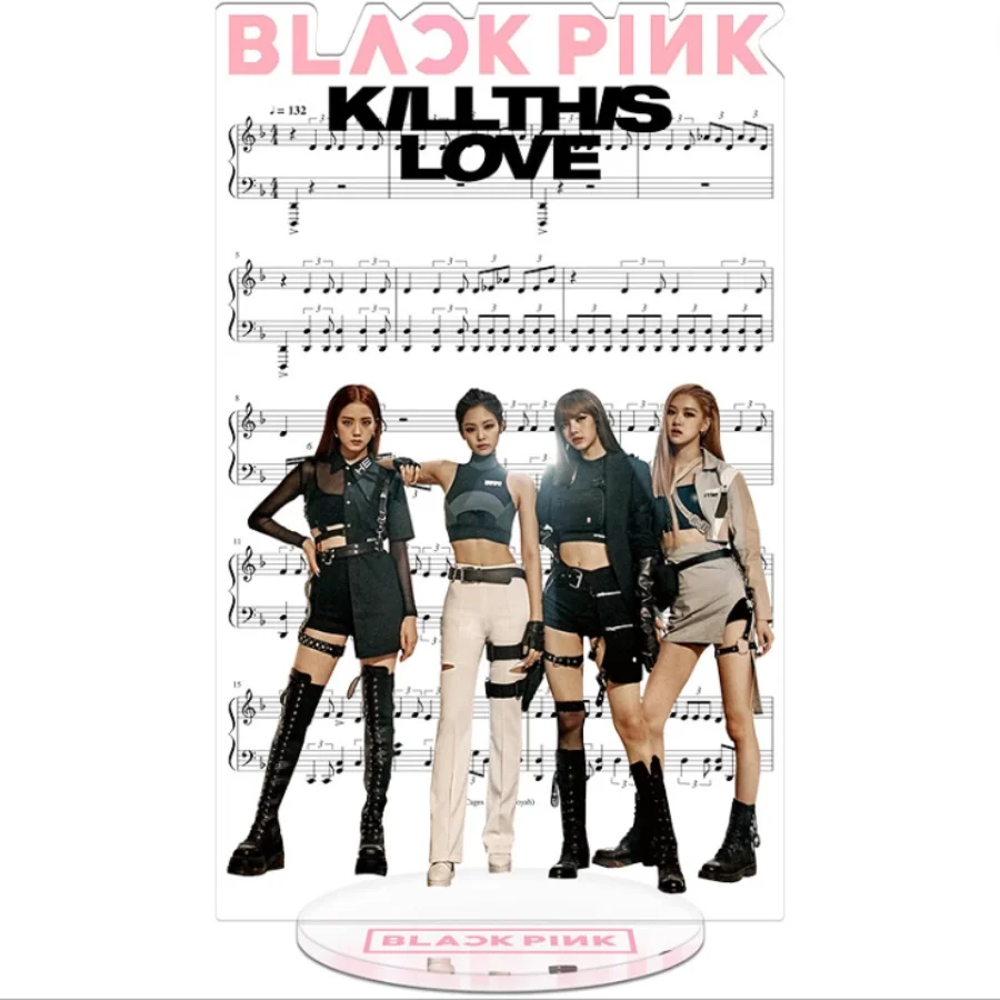 Kpop Blackpink Kill This Love акриловая фигурка кукла Дженни Лиза стоячий декор стола 21 см Blink