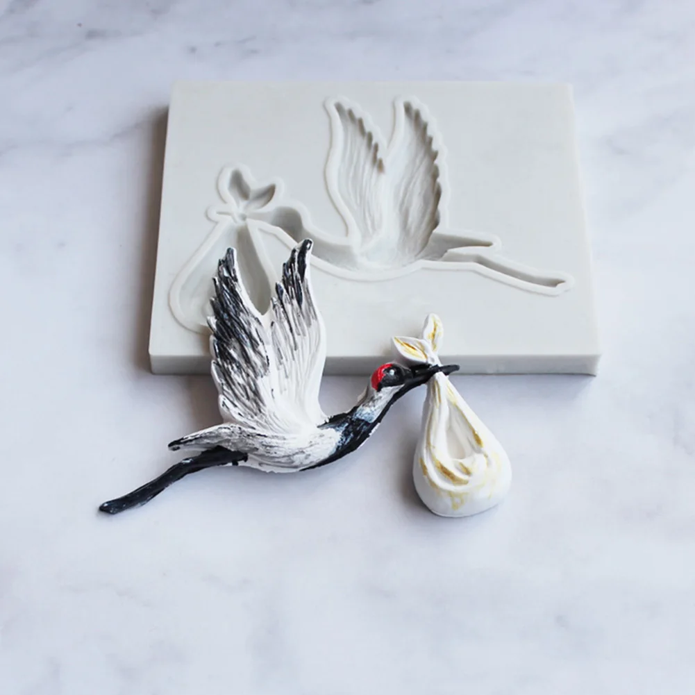 DIY силиконовая форма летающая птица торт для печенья Форма украшения тортов