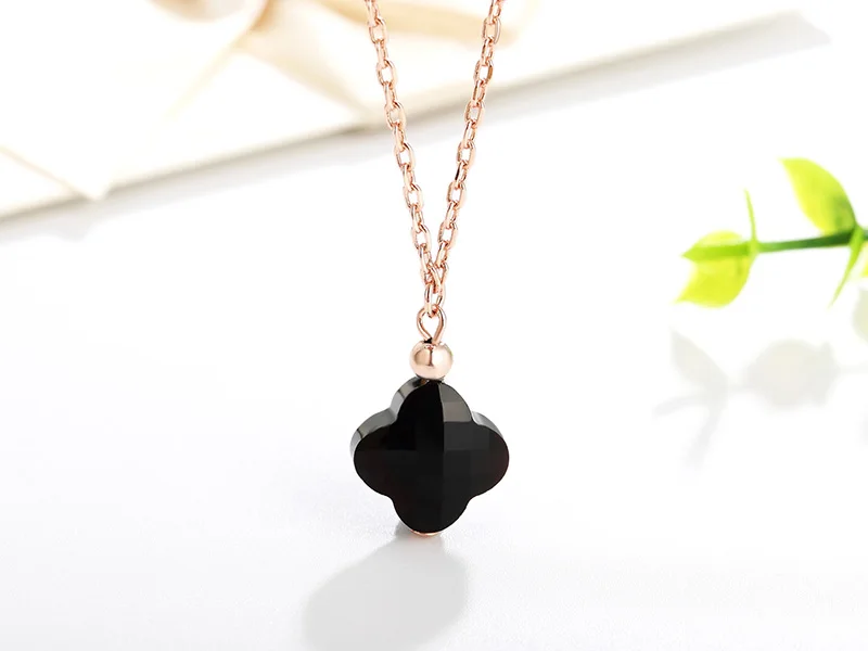 FORIS модные ювелирные изделия розовое золото Luckly умный кулон подходит ожерелье