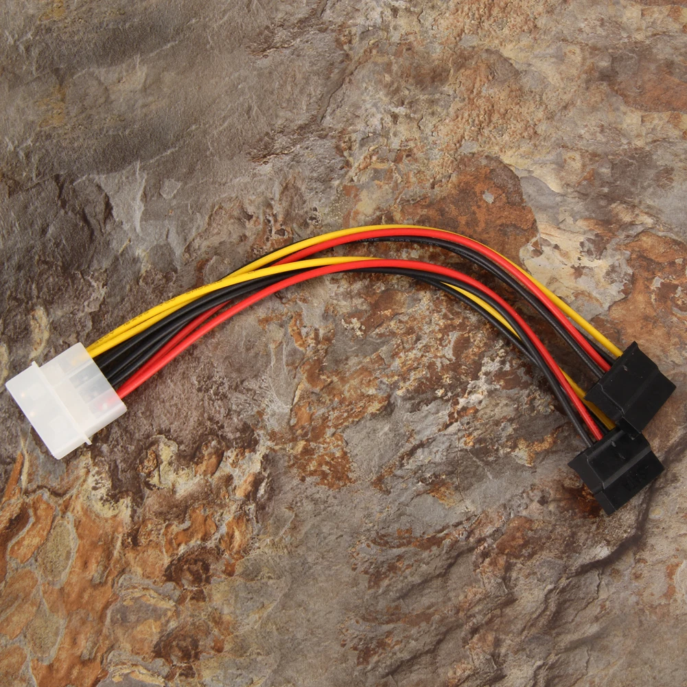 ALLOYSEED 5 шт./лот 4Pin IDE/SATA Мужской Двойной SATA 15Pin Y сплиттер женский HDD адаптер питания