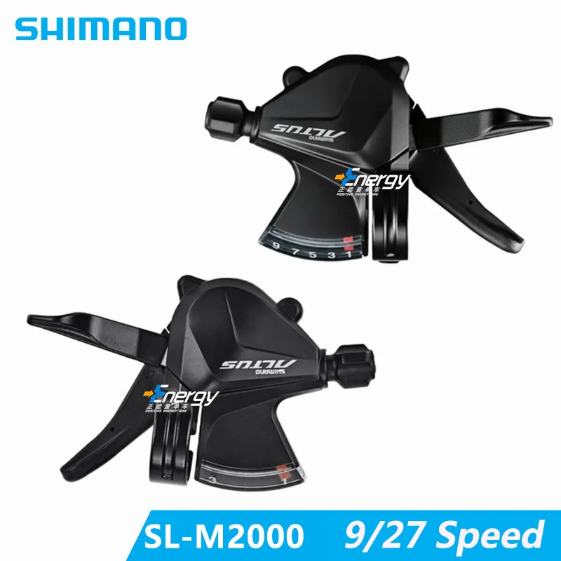 SHIMANO ALTUS M2000 запчасти для велосипеда MTB горный велосипед Thumbwheel Переключатель скоростей DIP 3X9 27 скоростей - Цвет: M2000