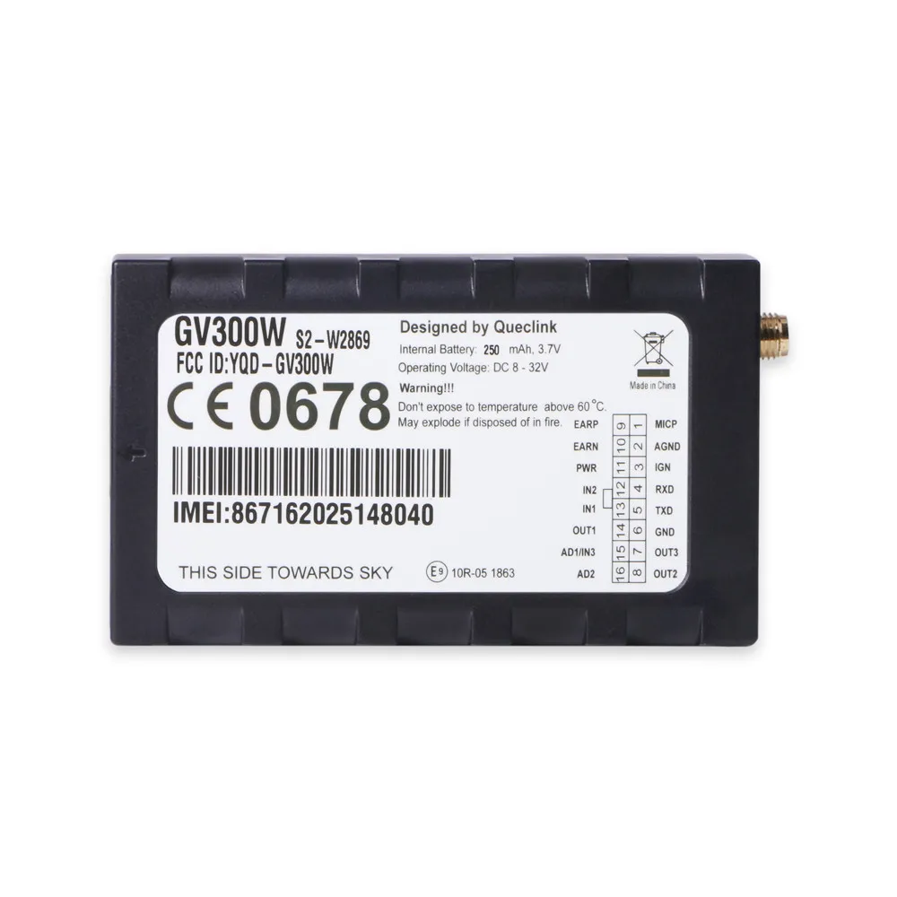3g gps трекер Queclink GV300W WCDMA Автомобильное устройство слежения GSM gprs-трекер UMTS HSDPA U-blox Поддержка GARMIN протокол
