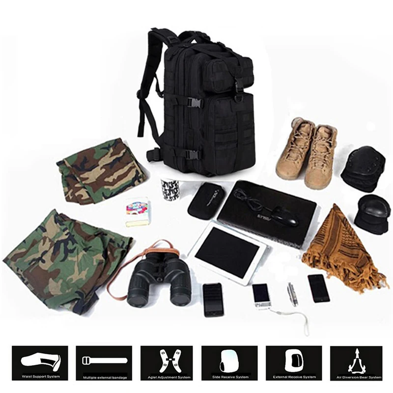 Камуфляжный рюкзак для альпинизма мужчин уличная тактическая Сумка кемпинга и