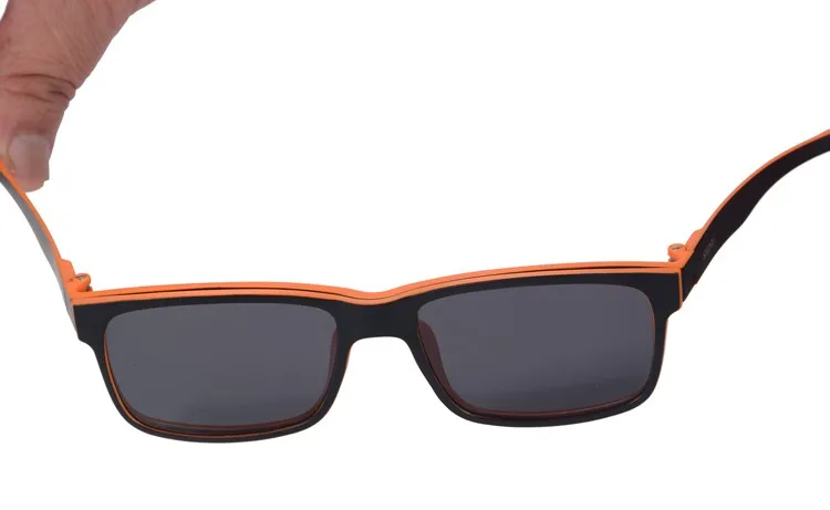 SHINU магнитные Поляризованные клип на солнцезащитные очки с оптической рамкой рецепт близорукость Лен ночного видения очки вождения двойного назначения