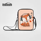 Сумка-мессенджер Женская, с принтом лисы, с животными