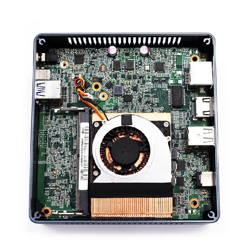 8 го поколения Intel Core i7 8550U i5 8250U четырехъядерный ниточный HYSTOU Nuc Мини ПК Windows 10 DDR4L RAM