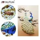 Алмазная картина особой формы, 5D, вышивка крестиком, павлины, цветы, камни, вышивка, настенное украшение, новое поступление