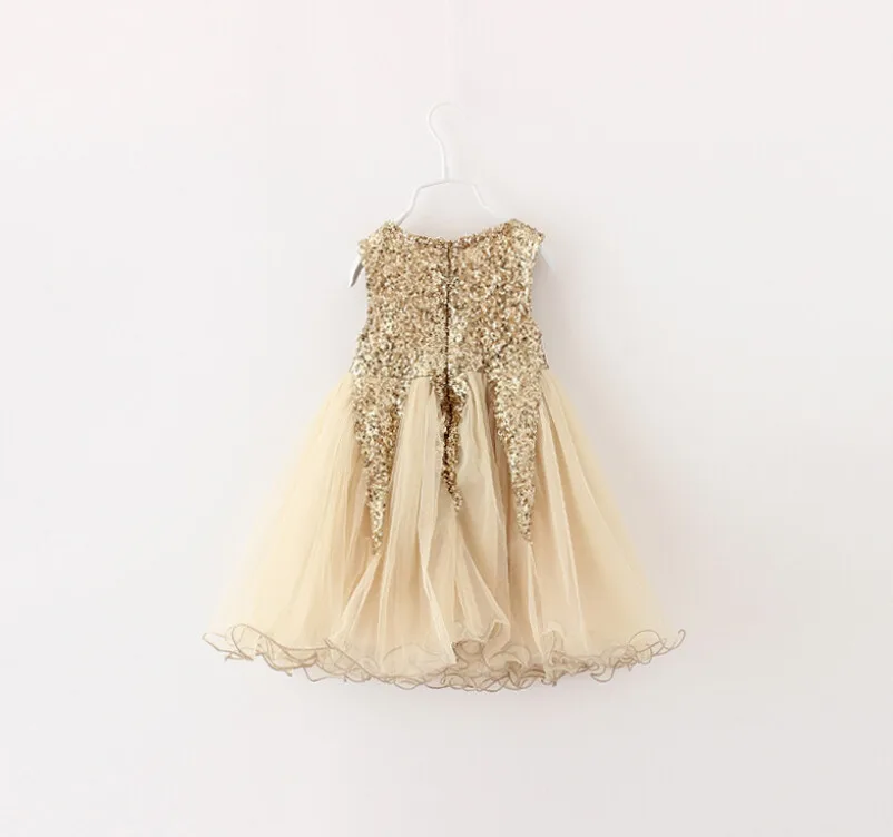 Принцессы Обувь для девочек блестками оборками Сетчатое платье милый ребенок