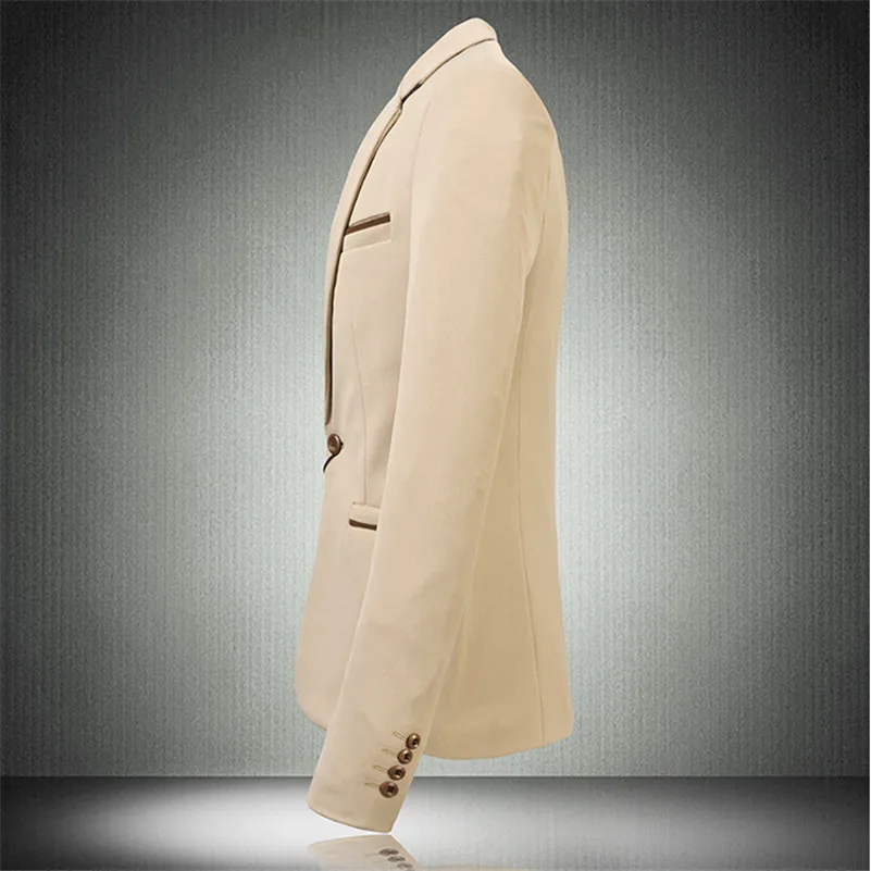 Мужской повседневный Блейзер брендовый Повседневный делового костюма большого