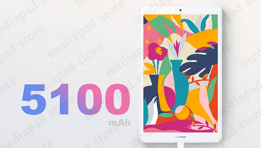 Официальный HUAWEI Mediapad M5 lite 8,0 дюймовый планшетный ПК Kirin 710 Восьмиядерный аккумулятор 5100 мАч Android 9,0 Поддержка Google play store