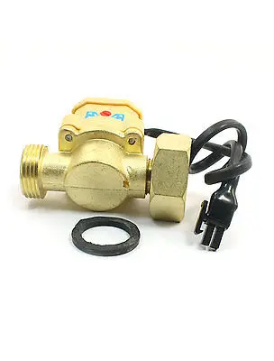 

0.75-5L/Min 120W 3/4PT to 1PT M/F Thread Brass Water Flow Rate Sensor Flowmeter