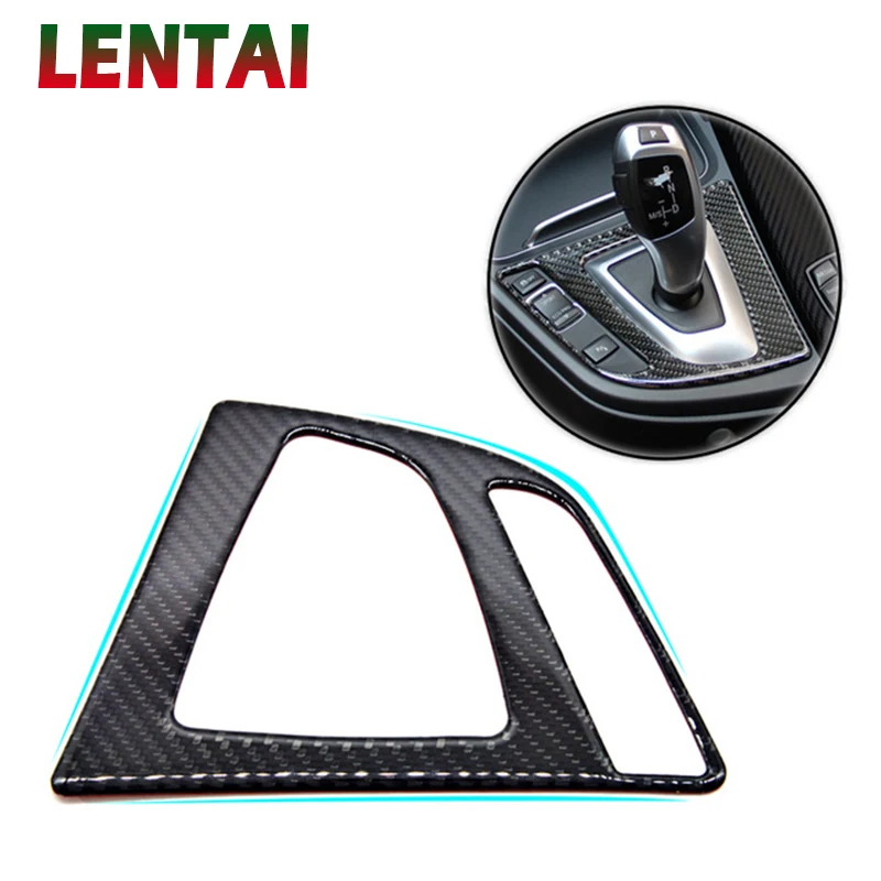 Наклейка на панель переключения передач из углеродного волокна для BMW F30 F35 3 Series GT
