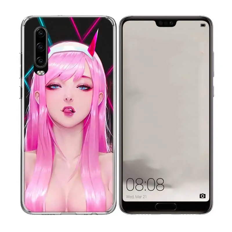 Силиконовый чехол-накладка Darling in the Franxx Zero Two для Huawei P30 P20 Mate 20 10 Pro P10 lite P Smart + Plus Z 2019